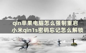 qin苹果电脑怎么强制重启 小米qin1s密码忘记怎么解锁